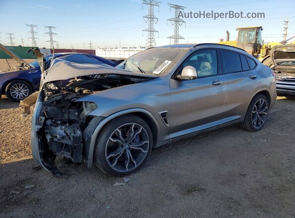 5YMUJ0C02LLU67487 2020 BMW X4 Серебряный Передняя левая четверть