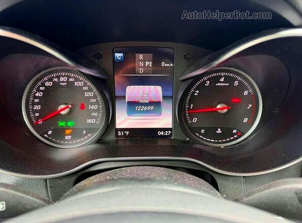 WDC0G4KB4KV136679 2019 MERCEDES-BENZ GLC-CLASS White Widok zestawu wskaźników