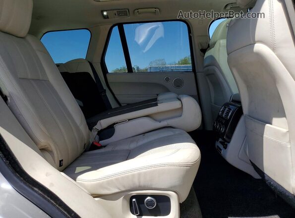 SALGS2EF0GA274345 2016 LAND ROVER RANGE Silver Vista del compartimento del motor