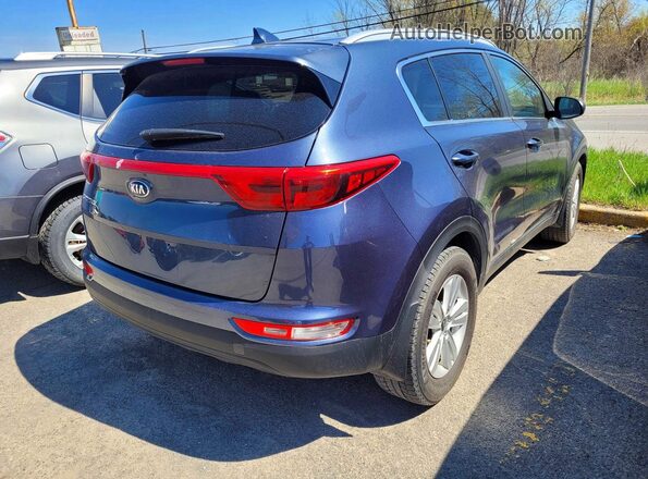 KNDPMCAC5H7241438 2017 KIA SPORTAGE Blue Widok z przodu