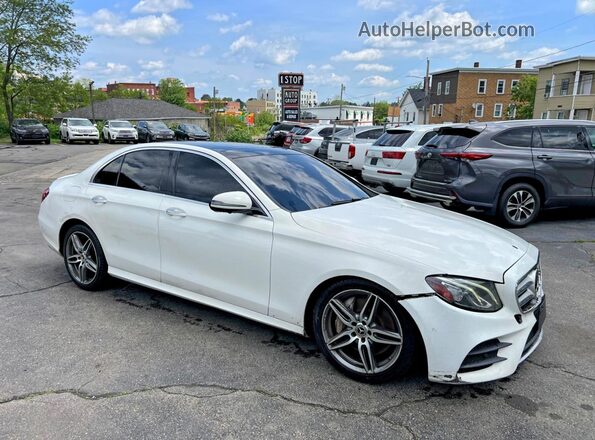WDDZF4KB0KA606543 2019 MERCEDES-BENZ E White Vista frontal