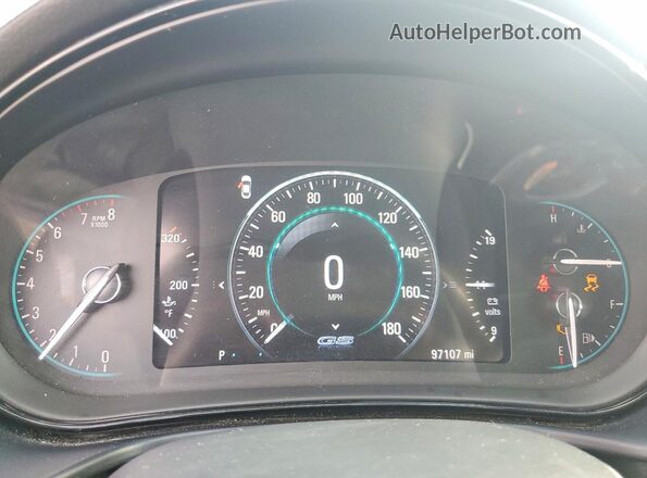 2G4GT5GX0H9138222 2017 BUICK REGAL Черный Вид задних сидений