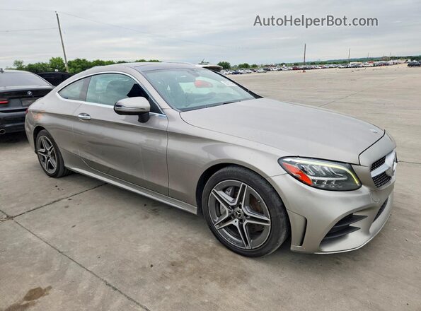 WDDWJ8EB1KF860432 2019 MERCEDES-BENZ C Gray Widok z przodu
