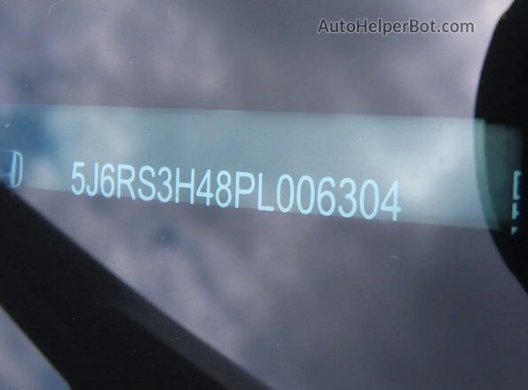 5J6RS3H48PL006304 2023 HONDA CR-V Синий Вид задней части салона