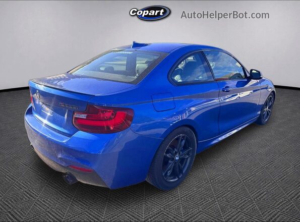WBA1J9C53GV371709 2016 BMW M2 Blue Delantero derecho