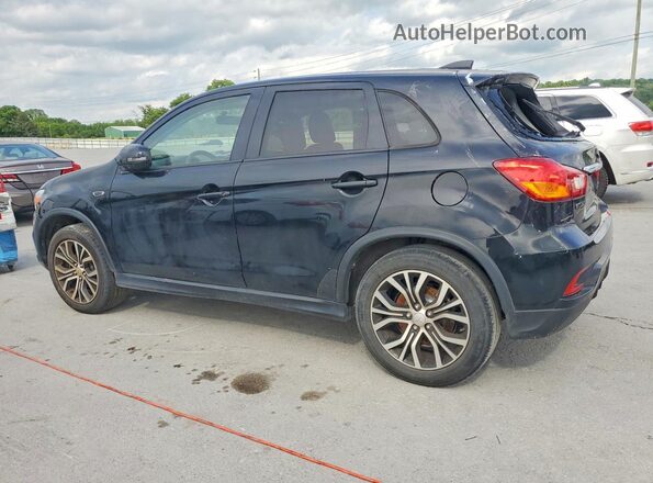 JA4AP3AU0KU006597 2019 MITSUBISHI OUTLANDER Черный Задняя правая четверть
