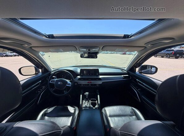 5XYP6DHC3LG037187 2020 KIA TELLURIDE Серый Вид подкапотного пространства
