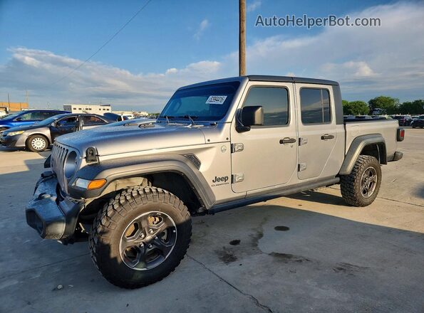 1C6HJTAG3LL132175 2020 JEEP GLADIATOR Серый Задняя левая четверть