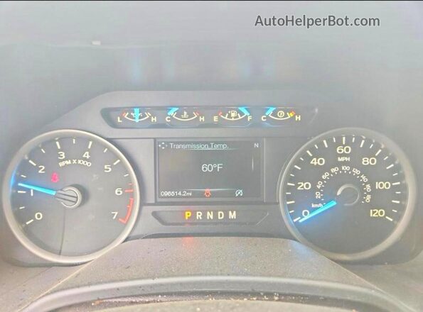 1FTEW1CP3JKC79307 2018 FORD F150 Серый Вид щитка приборов