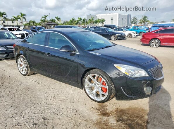 2G4GT5GX0H9138222 2017 BUICK REGAL Черный Вид спереди