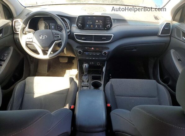 KM8J2CA43KU939748 2019 HYUNDAI TUCSON Синий Вид щитка приборов