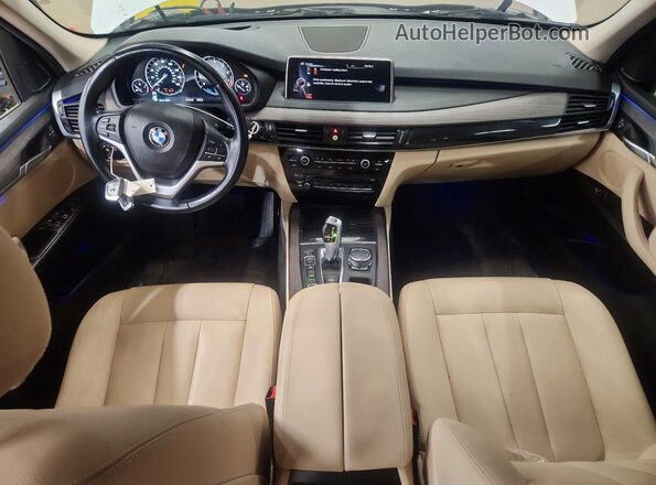 5UXKT0C58G0S78614 2016 BMW X5 Белый Вид щитка приборов