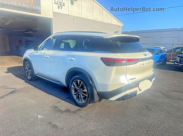5N1AL1FR4SC338327 2025 INFINITI QX60 Белый Передняя правая четверть