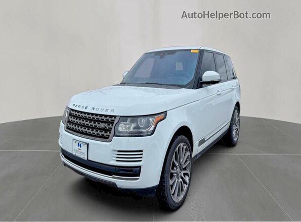 SALGR2FK6HA329227 2017 LAND ROVER RANGE ROVER Белый Задняя левая четверть