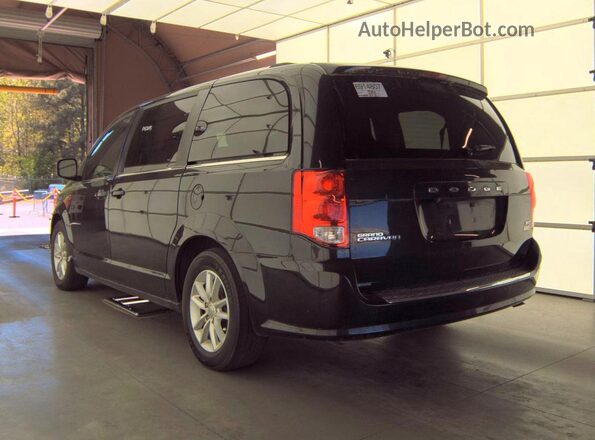 2C4RDGCG6KR743445 2019 DODGE GRAND Черный Передняя правая четверть