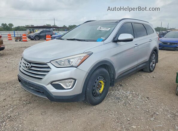 KM8SR4HF5GU156869 2016 HYUNDAI SANTA Серебряный Задняя левая четверть