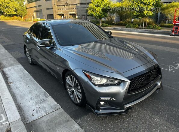 JN1EV7AP7JM362593 2018 INFINITI Q50 Угольный Задняя левая четверть