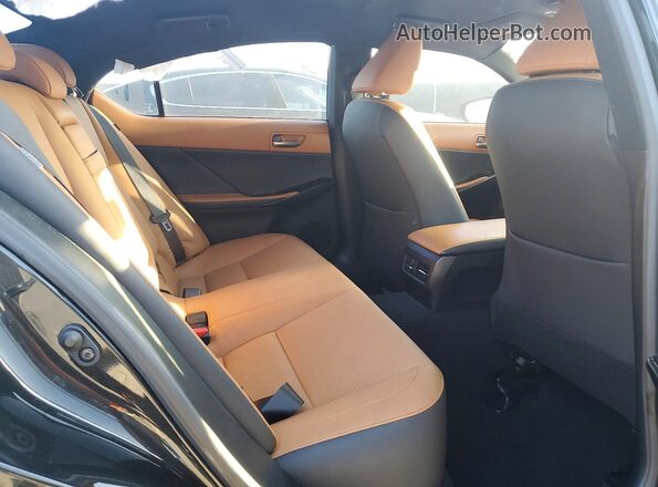 JTHAA1D22M5111935 2021 LEXUS IS Черный Вид задней части салона