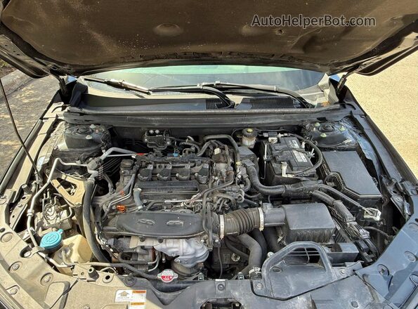 1HGCY1F35PA800683 2023 HONDA ACCORD Black Widok deski rozdzielczej