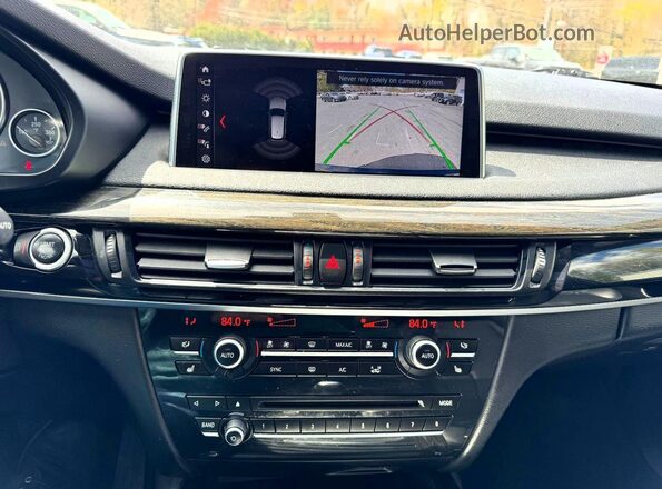 5UXKR0C56J0X92077 2018 BMW X5 Черный Вид задней части салона