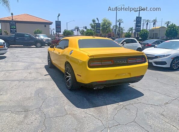2C3CDZBT1HH639514 2017 DODGE CHALLENGER Желтый Передняя правая четверть