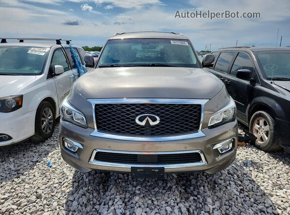 JN8AZ2NE3H9158242 2017 INFINITI QX80 Серый Вид сзади