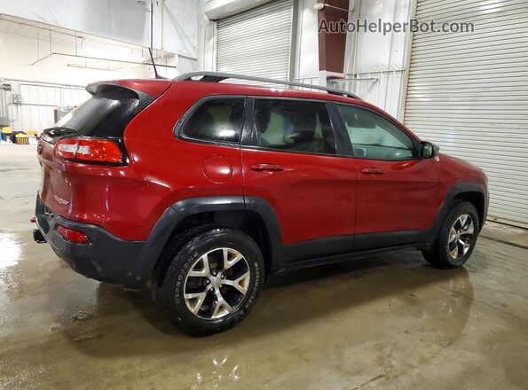 1C4PJMBS5GW292950 2016 JEEP CHEROKEE Red Delantero derecho