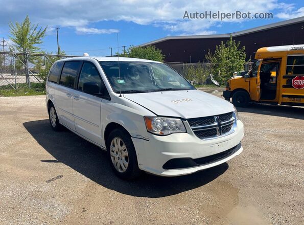 2C4RDGBG7GR367928 2016 DODGE CARAVAN Белый Передняя левая четверть