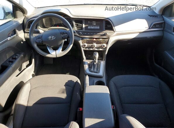 5NPD74LF2LH603723 2020 HYUNDAI ELANTRA White Widok zestawu wskaźników