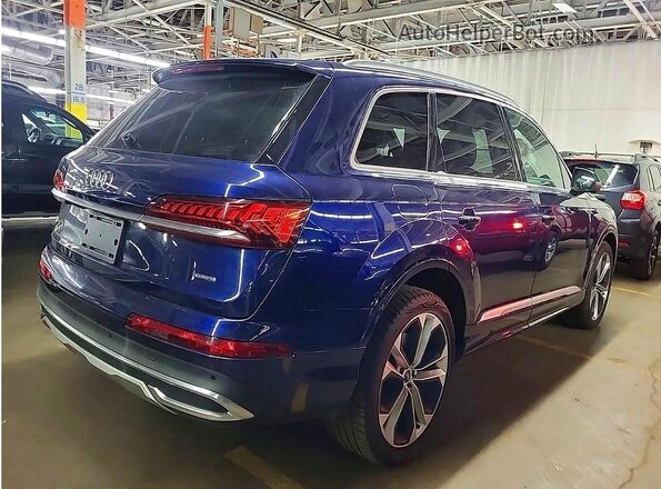 WA1LXAF72MD014929 2021 AUDI Q7 Синий Вид спереди