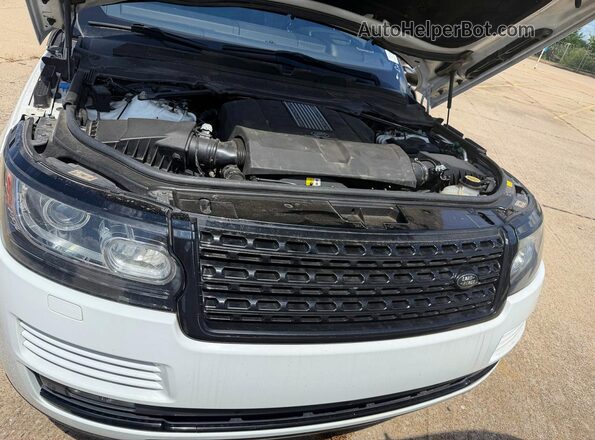SALGS3EF9GA273443 2016 LAND ROVER RANGE Белый Вид панели приборов