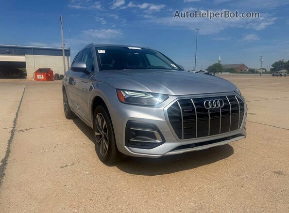 WA1BAAFY2M2050718 2021 AUDI Q5 Серебряный Передняя левая четверть