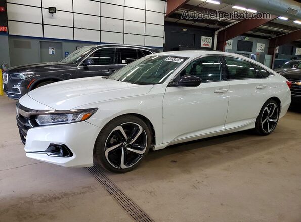1HGCV1F36NA091381 2022 HONDA ACCORD White Przód lewy