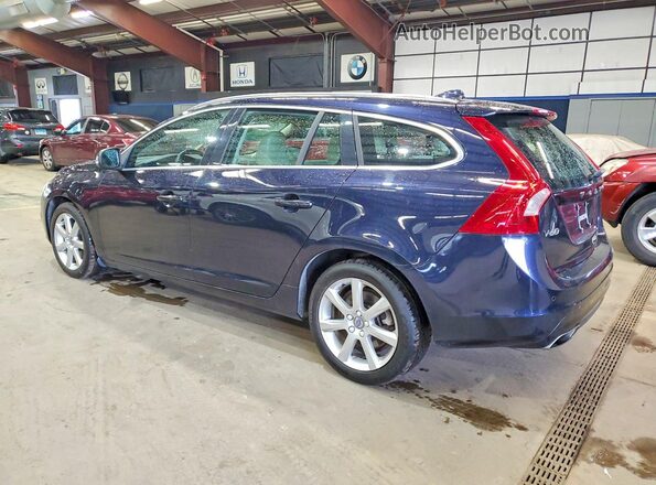 YV140MEK7G1314343 2016 VOLVO V60 Синий Задняя правая четверть