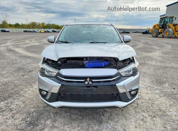 JA4AR3AW8JZ005436 2018 MITSUBISHI OUTLANDER Серебряный Вид сзади