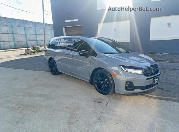 5FNRL6H72SB011329 2025 HONDA ODYSSEY Серый Передняя левая четверть