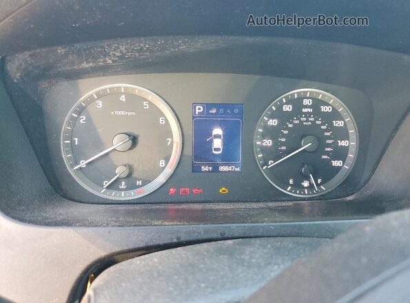 5NPE34AF2HH565890 2017 HYUNDAI SONATA White Widok tylnych siedzeń