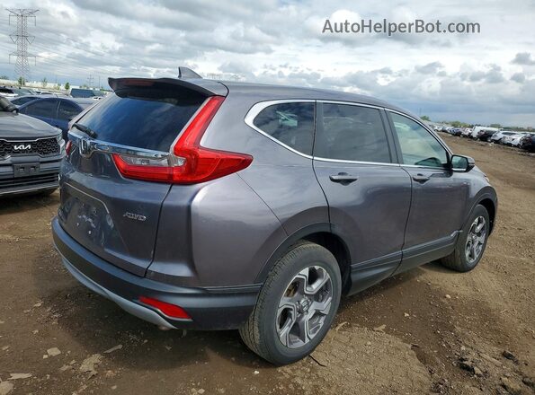 7FARW2H87JE007658 2018 HONDA CRV Gray Przód prawy