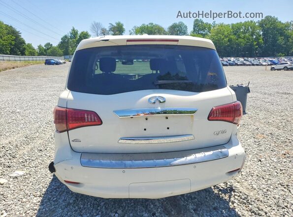 JN8AZ2NE6H9153780 2017 INFINITI QX80 Белый Вид салона спереди