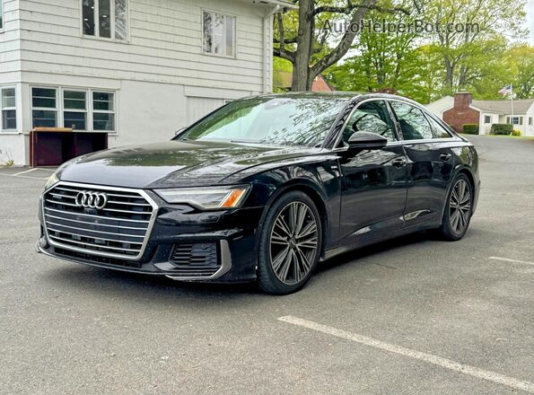 WAUL2AF2XKN114306 2019 AUDI A6 Черный Задняя правая четверть