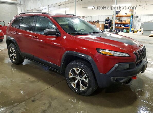 1C4PJMBS5GW292950 2016 JEEP CHEROKEE Red Vista frontal
