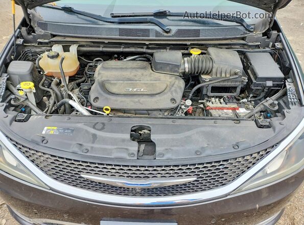 2C4RC1BG2JR123546 2018 CHRYSLER PACIFICA Gray Вид наклейки з VIN-кодом