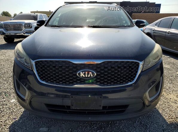 5XYPG4A56JG360932 2018 KIA SORENTO Синий Вид сзади