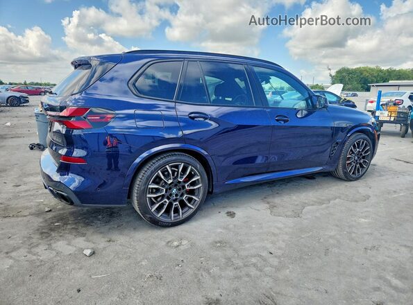 5UX33EU03R9T09335 2024 BMW X5 Синий Передняя правая четверть
