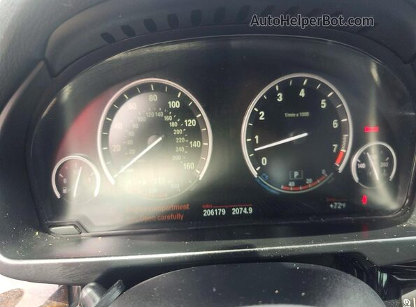 5UXKR0C54J0X91963 2018 BMW X5 Серый Вид щитка приборов