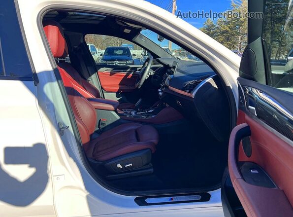 5UX2V1C08M9G98579 2021 BMW X4 Белый Вид сзади