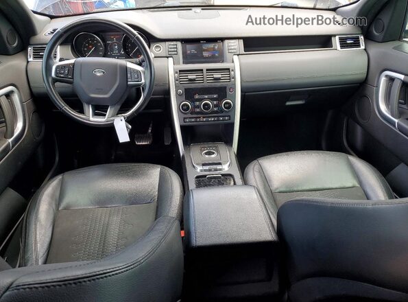 SALCP2FX0KH809116 2019 LAND ROVER DISCOVERY Black Widok zestawu wskaźników