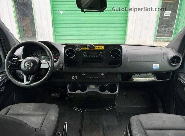 WD4PF0CDXKP035110 2019 MERCEDES-BENZ SPRINTER Blue Rear seats view