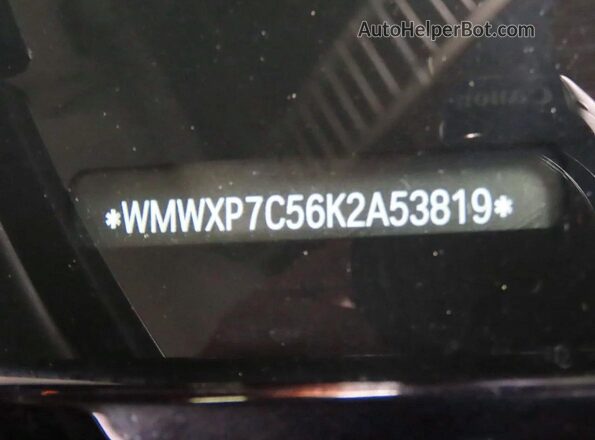 WMWXP7C56K2A53819 2019 MINI COOPER Blue Widok wnętrza z tyłu