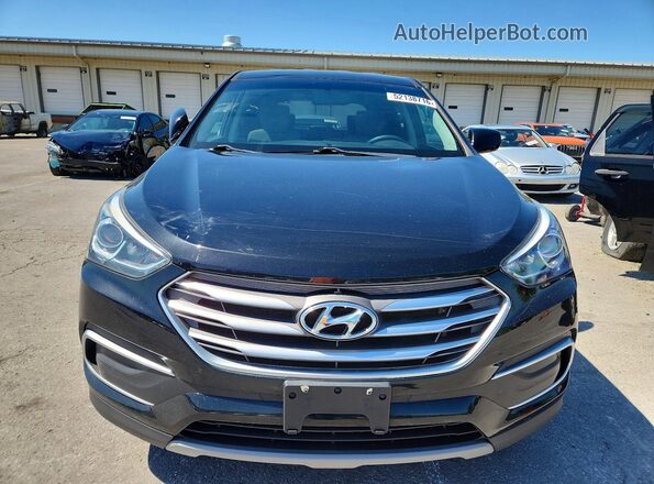 5NMZT3LB9JH091039 2018 HYUNDAI SANTA Черный Вид сзади